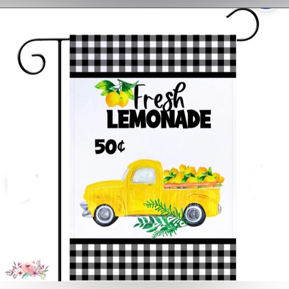 NEW Fresh Lemonade Garden Flag - Picture 1 of 2